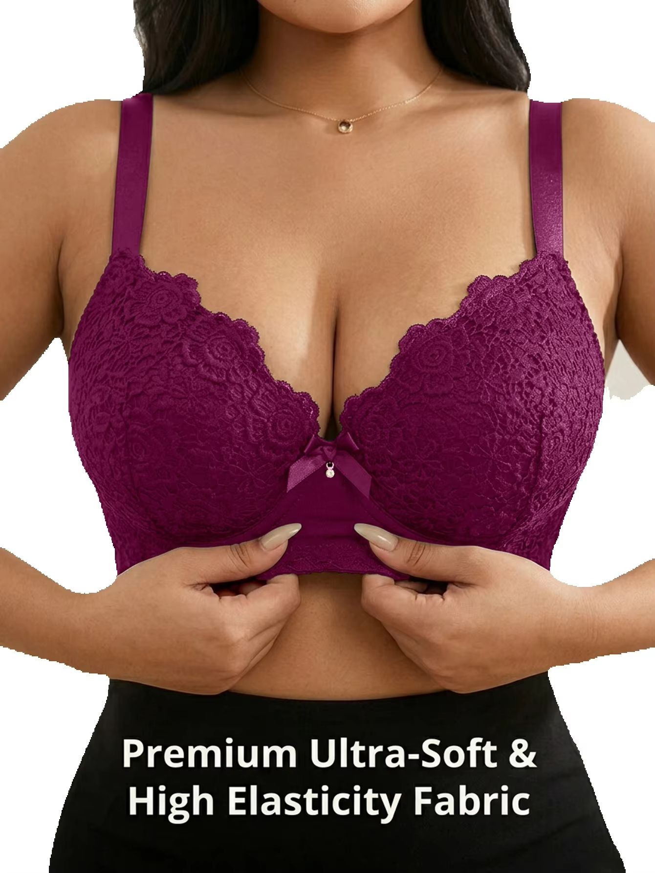 Damen Plus Size Blumenmuster P – Minimizer Bra Women Bewertung und Preis