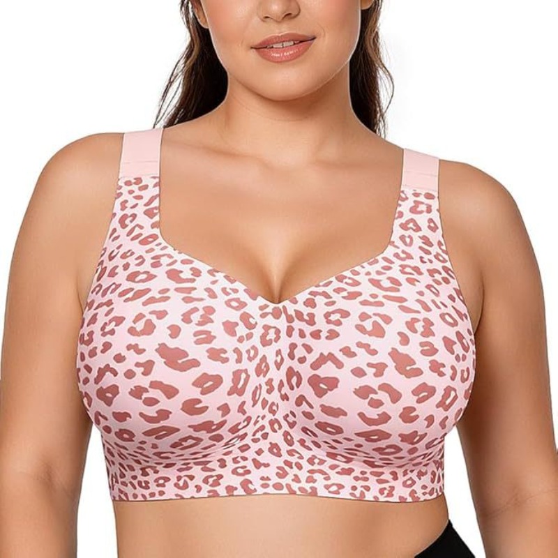 Leopard Jelly Bras No Underwir – Minimizer Bra Women Bewertung und Preis